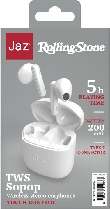 Immagine prodotto JAZ Auricolari stereo semi-in-ear true wireless di Sopop (5 h, Senza fili)