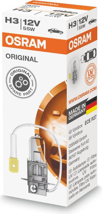 Produktbild Osram 64151, H3, 55 W, Halogen, PK22s, 1450 lm, 4,2 cm