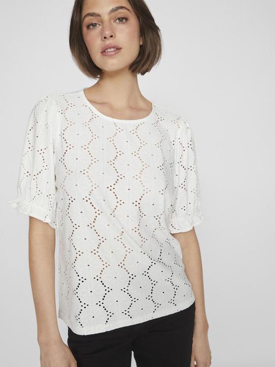 Actual product image Vila Round neck top with short sleeves (XL)