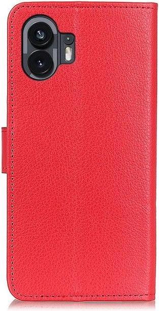 Actual product image MU Classic Litchi Leather Bookcover Series (Nothing Phone (2))