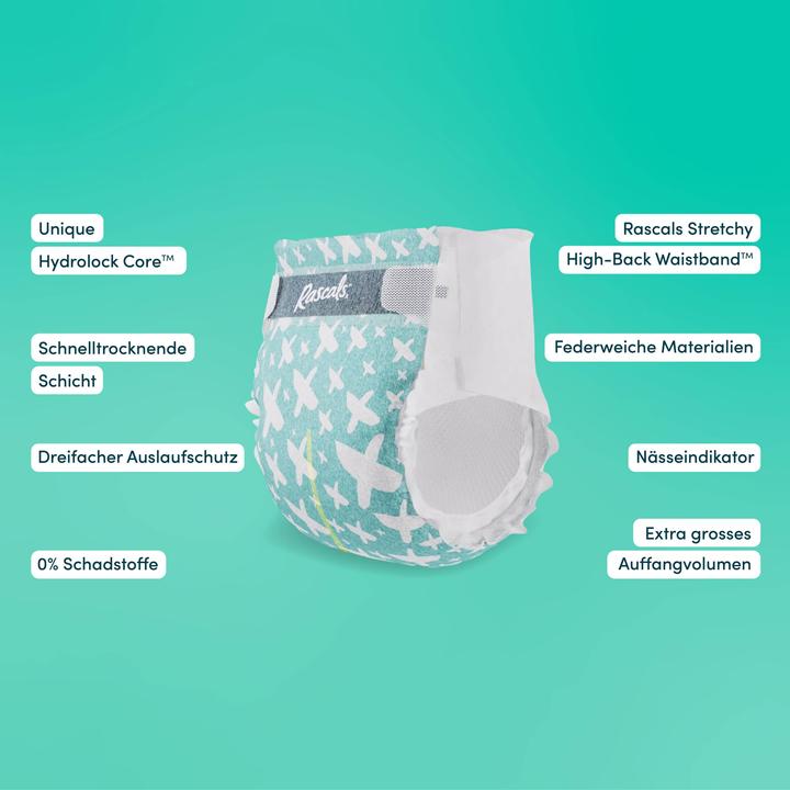 Image du produit Rascals Couches premium (Taille 4, Pack mensuel, 148 pièce(s))