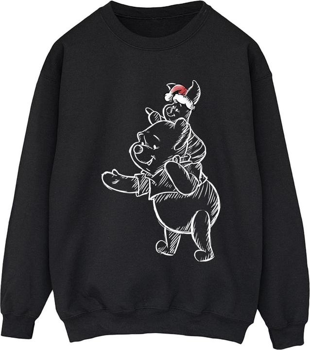 Actual product image Disney Womens/Ladies Winnie The Pooh Piglet Christmas Sweatshirt (5XL)