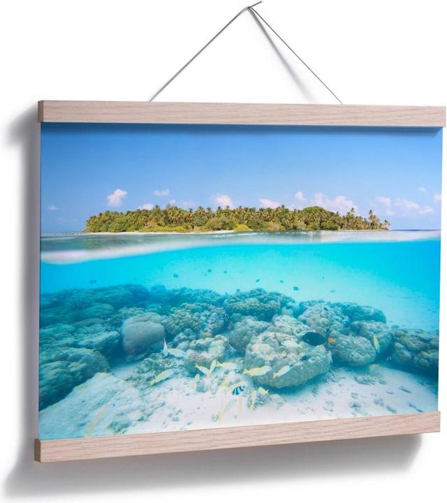 Actual product image Trenddeko Maldives underwater world (60 x 50 cm)
