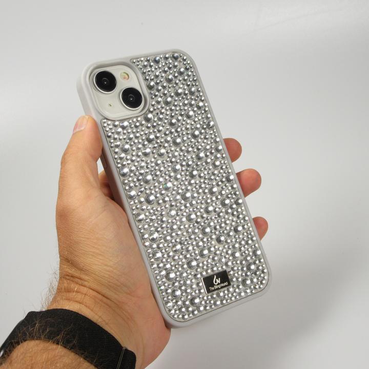 Actual product image PhoneLook Cover glitter diamond The Bling World (Apple iPhone 15 Plus)