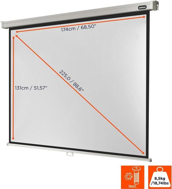 Image du produit Celexon Rollo Professional, écran, 4:3 (88.58", 4:3)
