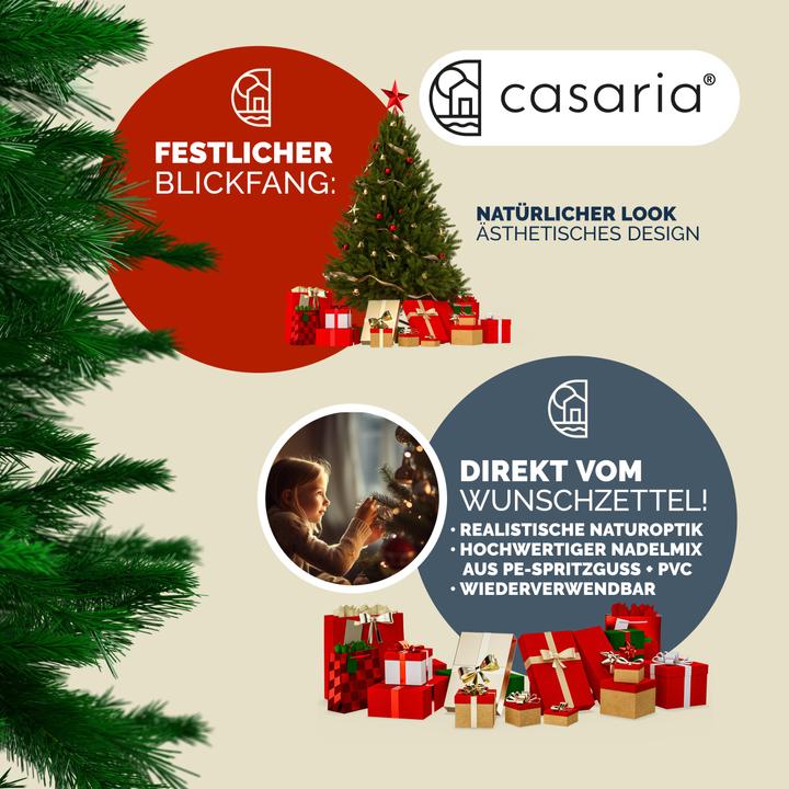 Actual product image Casaria Christmas tree (140 cm)