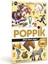Actual product image Poppik Sticker learning poster horses