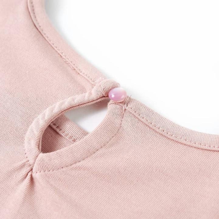 Actual product image VidaXL Children's long-sleeved shirt pink 104,Material: 100 % cotton,Colour (104)