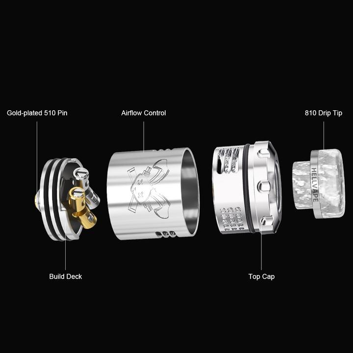 Produktbild Hellvape Dead Rabbit RDA V3 Silver (1 x)