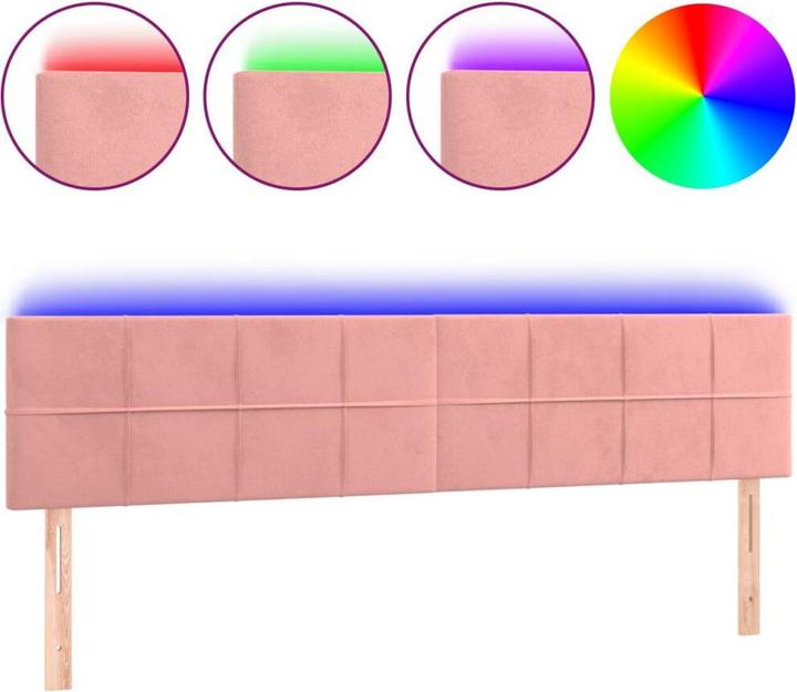 Immagine prodotto VidaXL LED Kopfteil Samt (200 x 5 x 88 cm)