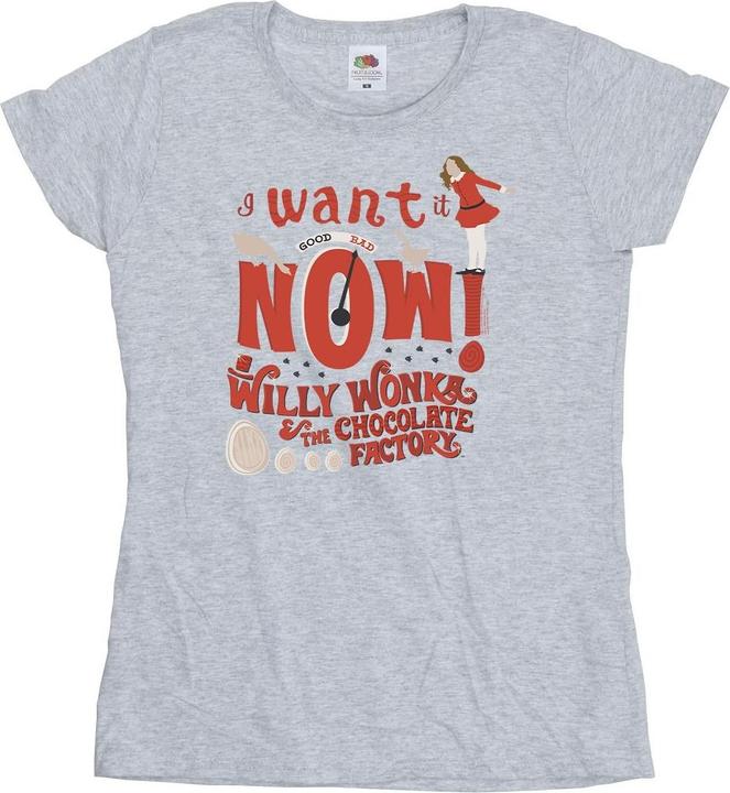 Image du produit Willy Wonka & the Chocolate Factory - T-shirt VERRUCA SALT WANT IT NOW - Femme (L)