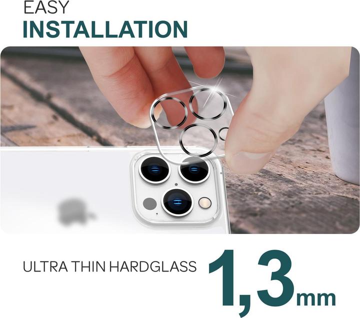 Produktbild Nalia 2x Kamera Schutzglas (2 Stück, Apple iPhone 16 Pro)