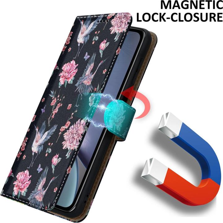 Produktbild Cadorabo Book Hülle mit Print (Apple iPhone XR)