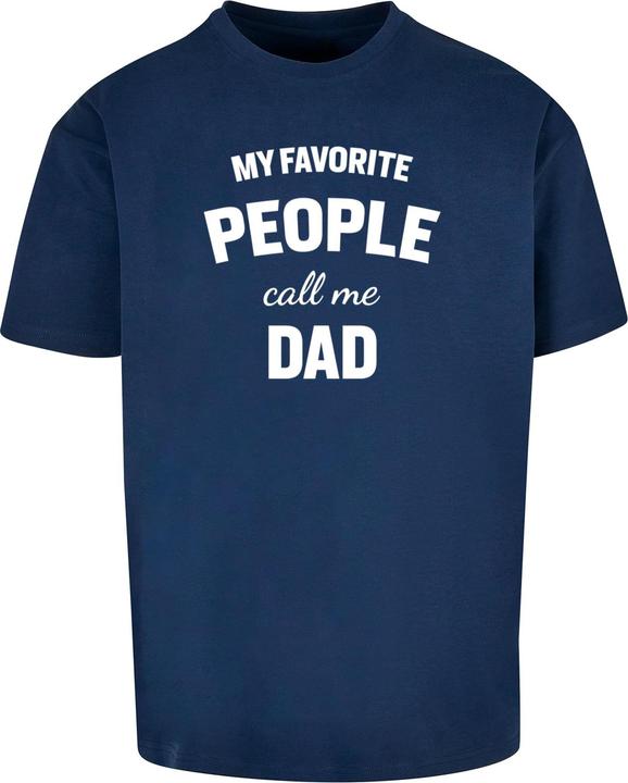Image du produit Merchcode Fathers Day - My Favorite People Call Me Dad Heavy Oversize Tee - 112969 (L)