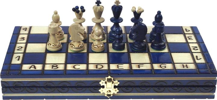 Produktbild Holzecke Schachbrett „Perle“ Blau