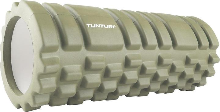 Tunturi Yoga Massageroller 33 cm Khaki Grün