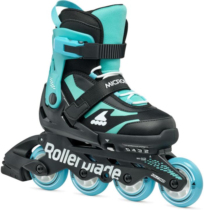 Rollerblade Inline-Skates Microblade Schwarz/Hellblau, 28-32 (28, 29, 30, 31, 32)