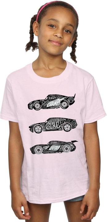 Produktbild Disney Cars Text Racers TShirt Mädchen (152, 158)