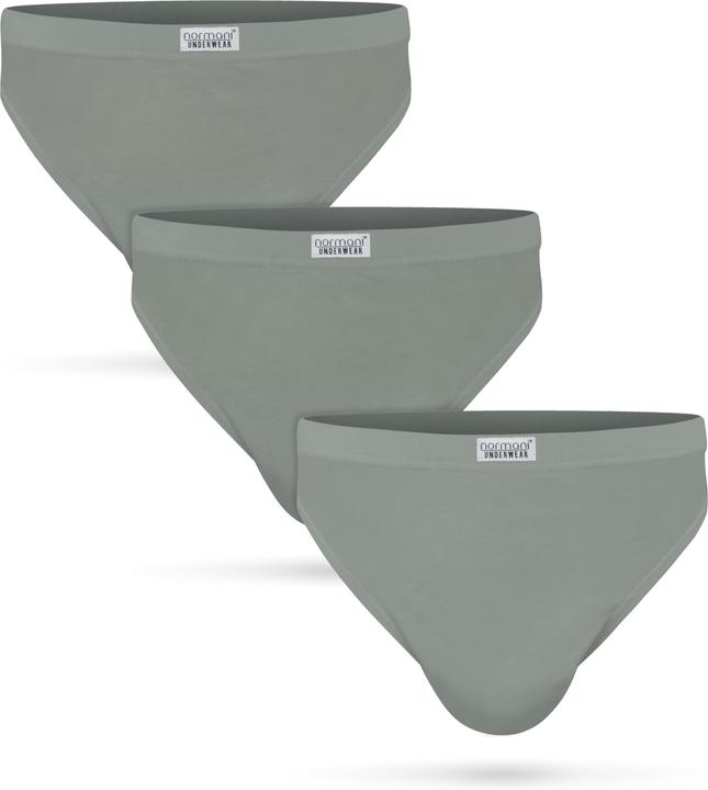 Produktbild Normani 3 Stück Herren Slips aus 100 % Baumwolle (4XL, 3er Pack)