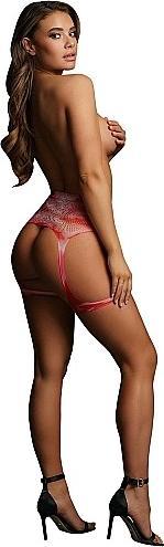 Actual product image Le Désir Tie Dye Kiss Garterbelt & Dazzling Deep-V Cleavage Sticker - O/S (One size)
