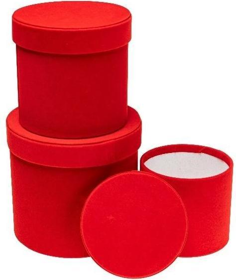 Rozette Blumenkasten 3 Stück rot ROSETT