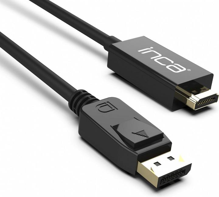 Image du produit Inca DisplayPort vers HDMI,Câble 1,8 m,10,2 Gbit/s (max.) (1.80 m, DisplayPort, HDMI)