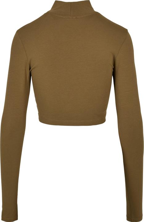 Actual product image Urban Classics Ladies Organic Cropped Turtelneck Longsleeve - 16513 (M)