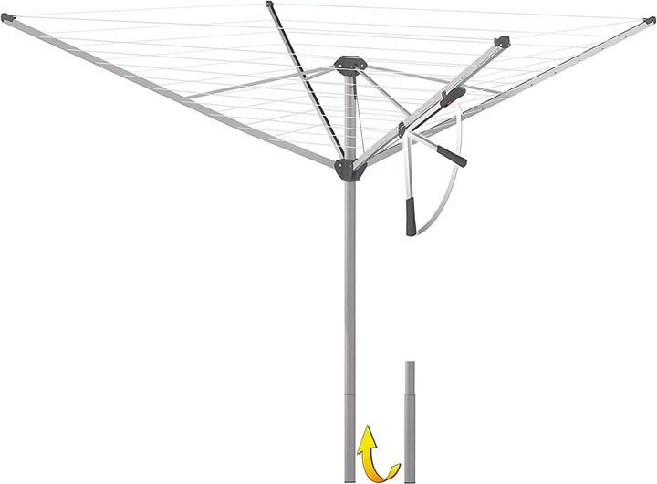 Actual product image Juwel Clothes horse / rotary dryer Novastar 500 Compact easy to open thanks to light tensioning lever