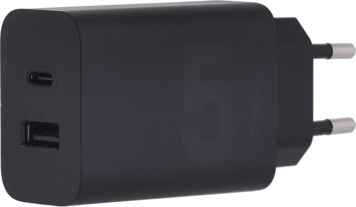 Actual product image Motorola TurboPower Travel Charger 50 W Duo USB-C + USB-A w| USB-C cable (50 W)