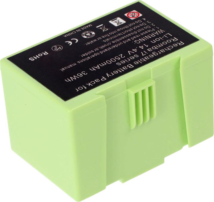 Produktbild AccuCell Akku passend für iRobot Roomba e5, i7 Li-Ion 14,4V 2500mAh 36Wh