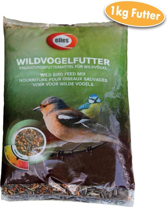 Ganzjahres-Vogelfutter für Wildvögel 1kg (1 x, 1 kg)