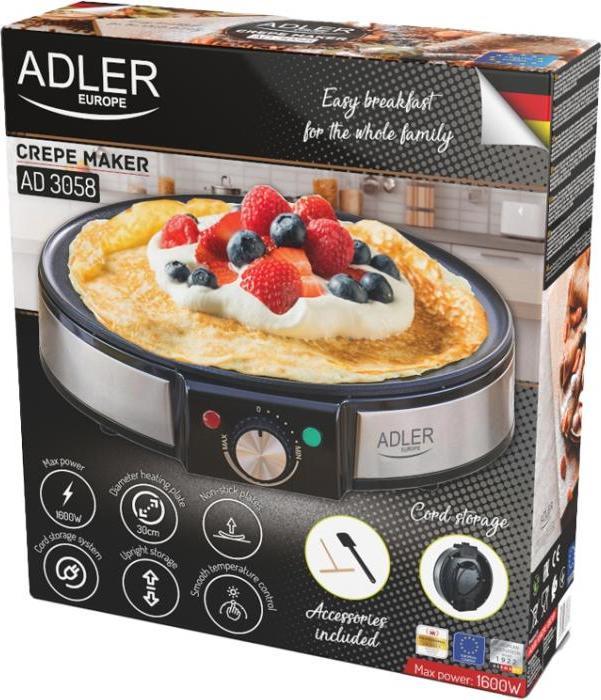Actual product image Adler AD 3058 pancake maker