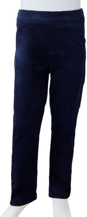 Image du produit VidaXL Pantalon enfant Bleu marine foncé 128,Matière : 98% Coton (128)