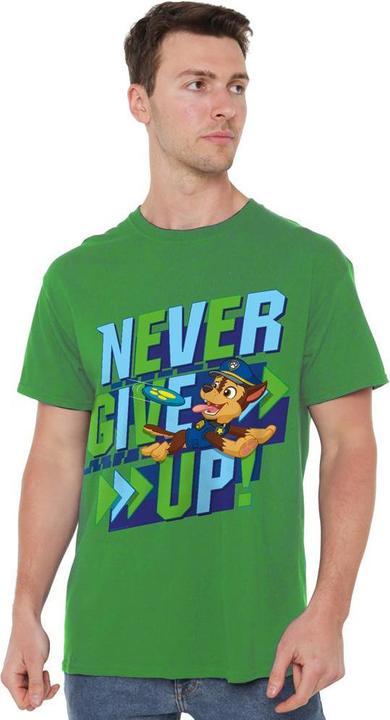 Image du produit Paw Patrol - T-shirt NEVER GIVE UP - Homme (L)