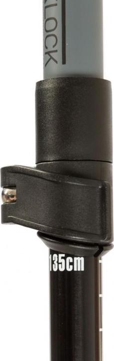 Actual product image Trespass STRYDER - 2 PC WALKING POLE SET (black, EACH, BLK) (135 cm)