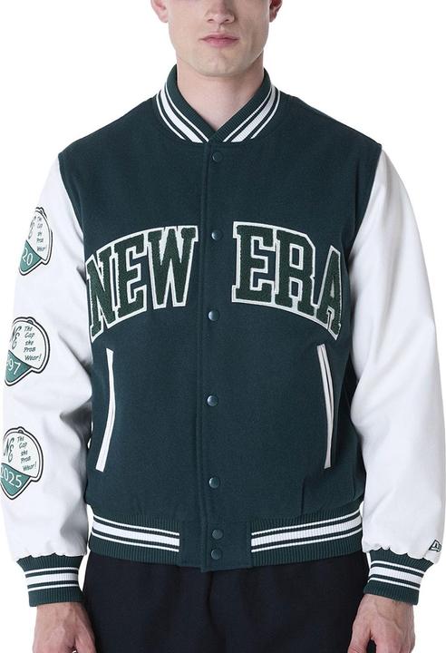 Produktbild New Era Varsity College Jacke - BRAND PATCHES - L (L)