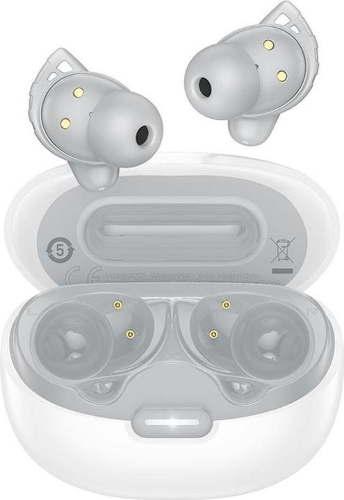 Actual product image Hoco Wireless headphones wireless earphones bluetooth TWS EW203 white (7 h)