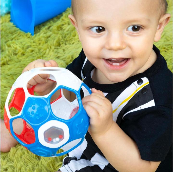 Produktbild Oball Soccer - Fussball (rot/weiss/blau)