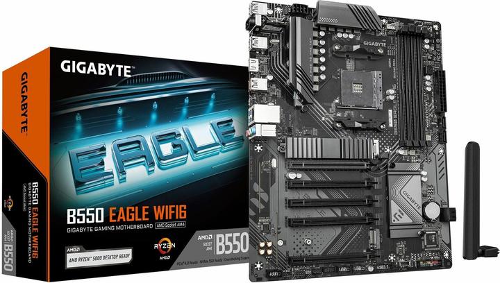 Actual product image Gigabyte B550 EAGLE WIFI6 (AM4, AMD B550, ATX)
