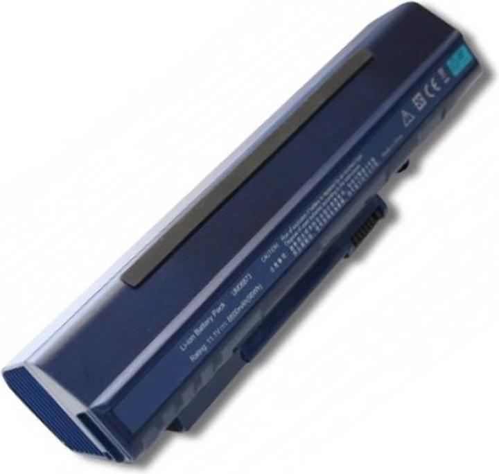 Actual product image Acer Aspire One battery black or dark blue (12 Cells, 8800 mAh)