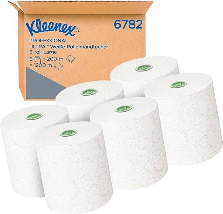 Image du produit Kleenex Rouleau d'essuie-mains Ultra 200m paquet de 6 pièces (6 x)