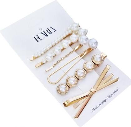 Ecarla Elegant Hairpins Gold 4Pcs
