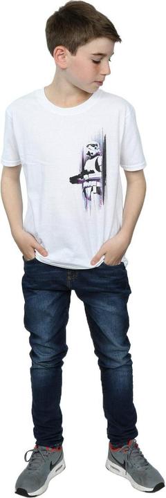 Immagine prodotto Star Wars Maglietta da bambino Stormtrooper in cotone spazzolato (140, 146)