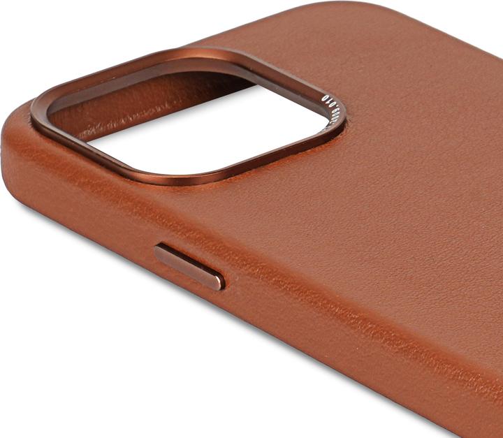 Productafbeelding Decoded Leren achterkant voor iPhone 15 Pro Max Bruin (Apple iPhone 15 Pro Max)