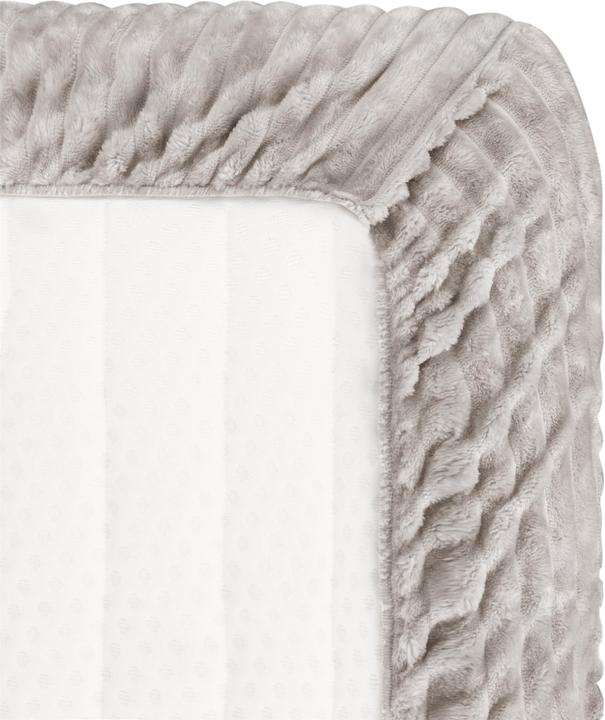 Actual product image Aspero 2 Spannbettlaken aus Streifen-Flanell Parana (200 x 200 cm)