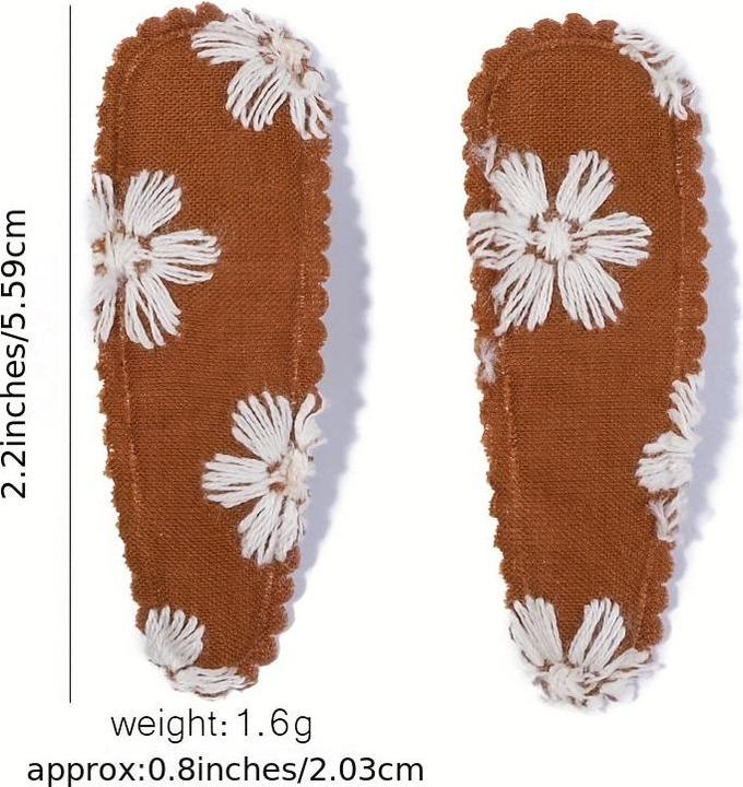 Produktbild Activity Board 10 Stück Baby gestreifte karierte florale Haarspangen, dekorativer Haarschmuck (10 Stk.)