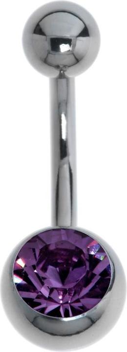 Produktbild Bijouteria Bauchpiercing (Titan, Kristall)