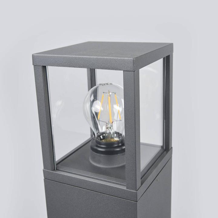 Produktbild Lucande Klemens High Aussen Garten Leuchte IP54 Graphite (E27, IP54)
