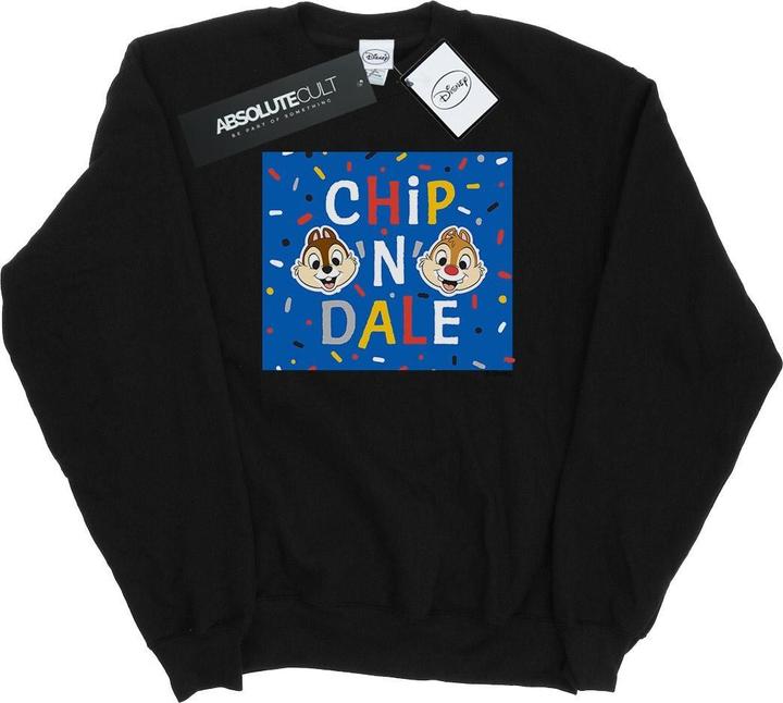 Actual product image Disney Girls Chip N Dale Blue Frame Sweatshirt (116)