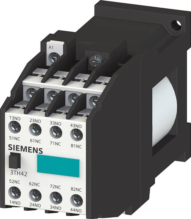 Image du produit Siemens Contacteur auxiliaire 62E, 6NO+2NC, 24VDC 3TH4262-0BB